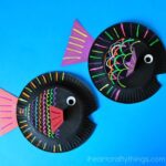 paper plate chalk fish 2 1