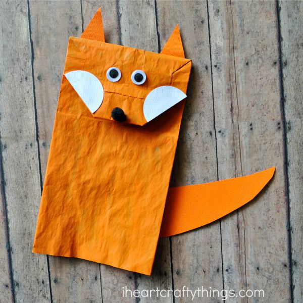 paper bag fox craft 1