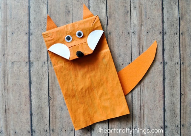 paper bag fox craft 2