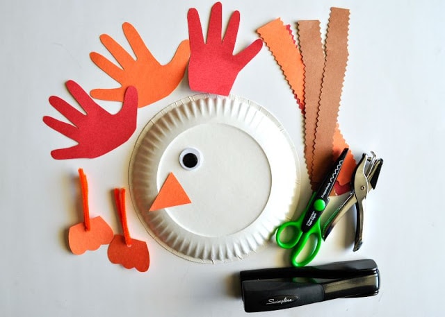 paper plate chicken craft 2