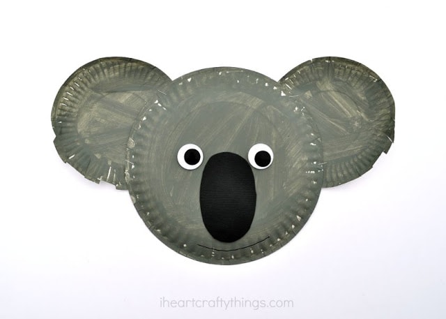 paper plate koala craft 5