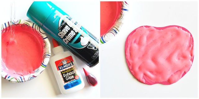 puffy paint apple craft 3