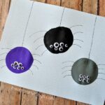 balloon print spider craft 3