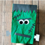 paper bag frankenstein craft