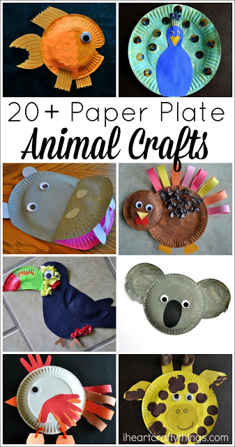 paper plate animal crafts