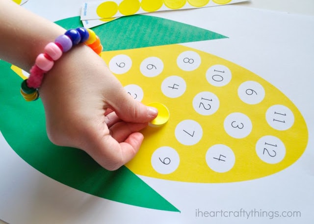 preschool corn counting activity 4
