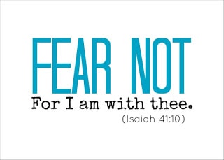 fear not printable border