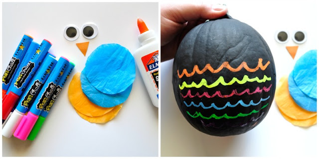 no carve pumpkin owls 4