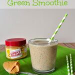 peanut butter jelly green smoothie