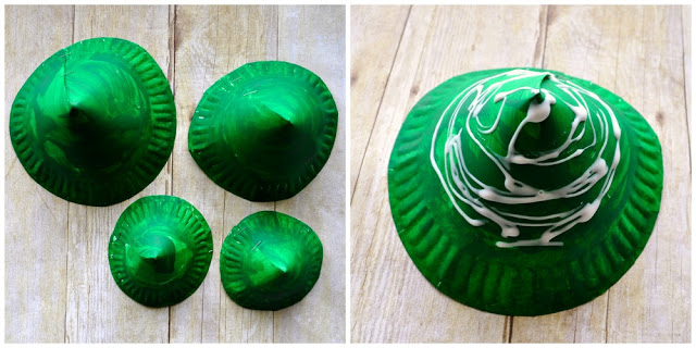 paper plate christmas tree craft 2