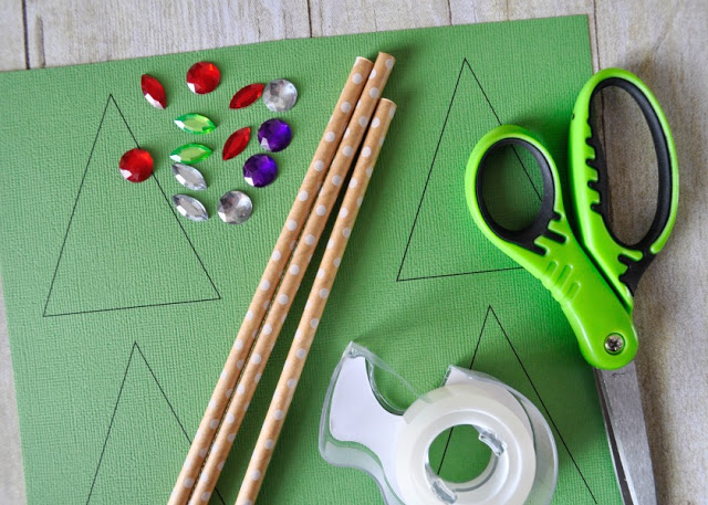 diy christmas tree cupcake toppers 3
