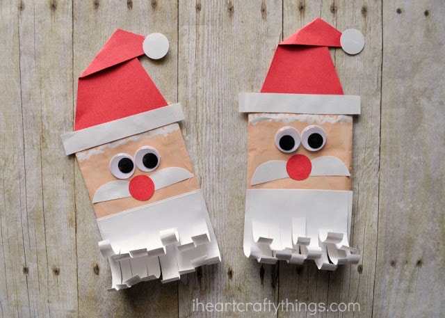 envelope santa puppet 6