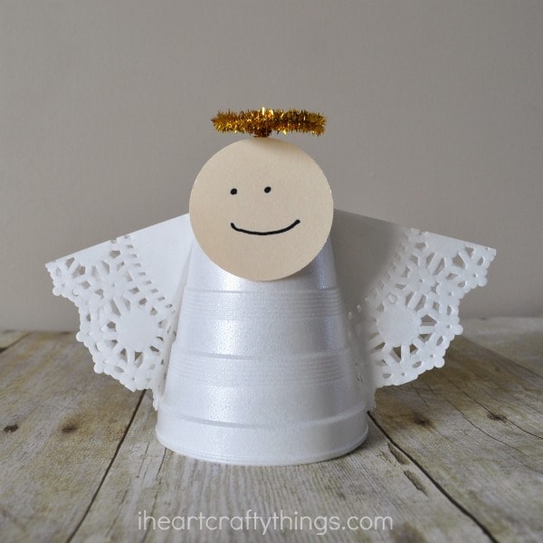foam cup angel craft 3