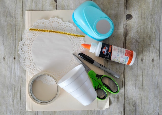 foam cup angel craft supplies