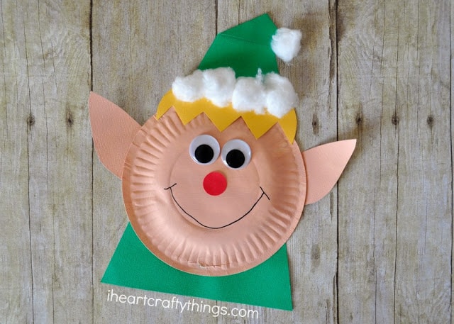 paper plate christmas elf craft 4