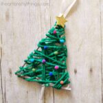yarn wrapped christmas tree ornament 6 2