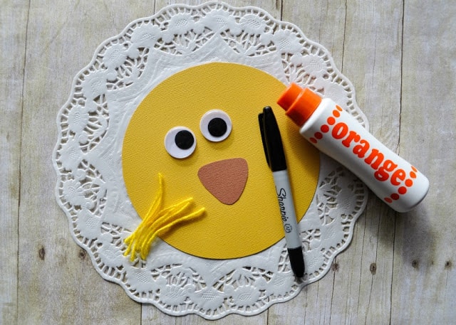 doily lion kids craft 2