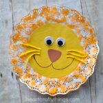 doily lion kids craft 3