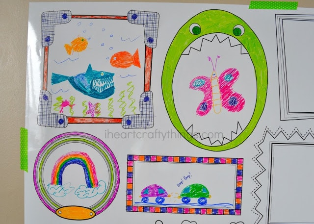 erasable frames wall decals 5