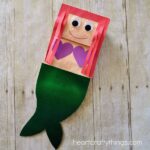 paper bag mermaid kids craft 4