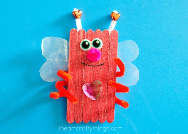 popsicle stick love bugs 4