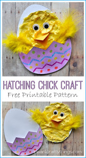 Hatching Chick Craft Pin