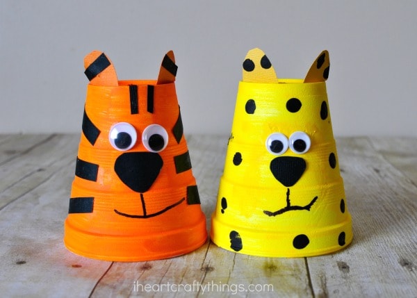 foam-cup-cheetah-tiger-craft