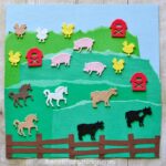 This simple farm craft with stickers makes a perfect toddler craft or preschool craft. Kids will love getting creative by designing their own farm.
