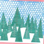 winter landscape art project for kids 4