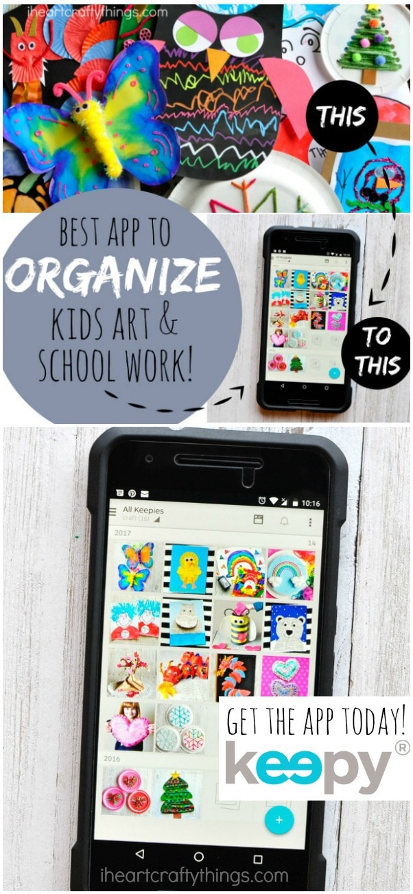 how to organize kids artwork 3