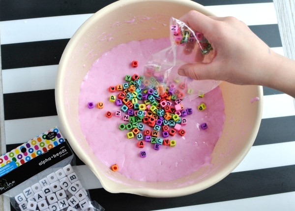 glitter alphabet slime how to 7
