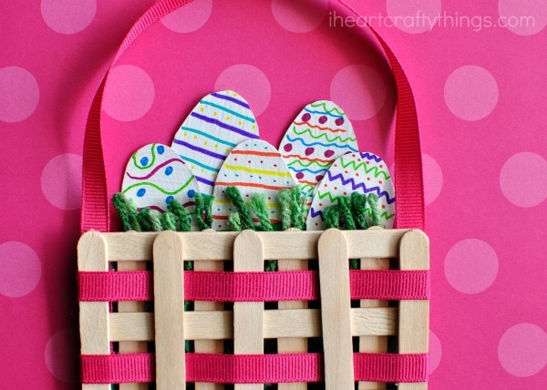 mini easter basket craft 3