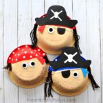 Awesome paper bowl pirate craft for kids. Great for a summer kids craft, kids pirate craft, preschool pirate theme and pirate activities for kids.