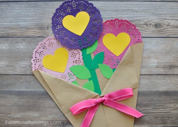 valentines day paper flowers craft 2