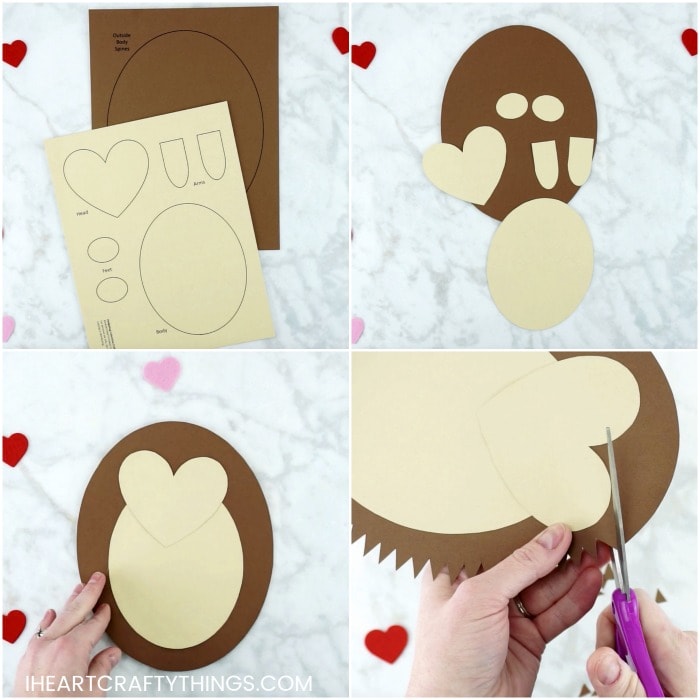 hedgehog valentine craft 6