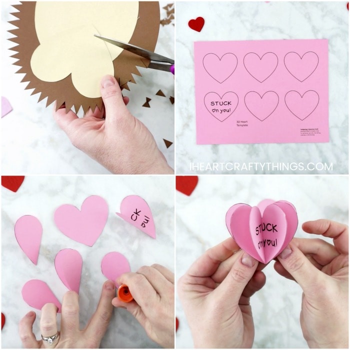 hedgehog valentine craft 7