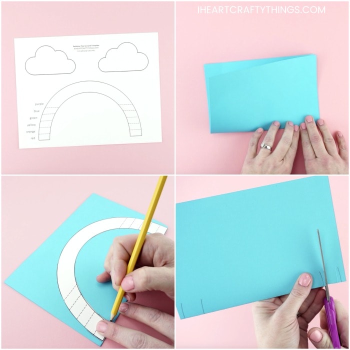 pop up rainbow card 9