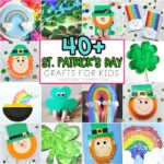 St. Patrick's Day Crafts for Kids - 40+ Art and craft project ideas. Leprechaun crafts, rainbow crafts, shamrock crafts, preschool crafts and activities.