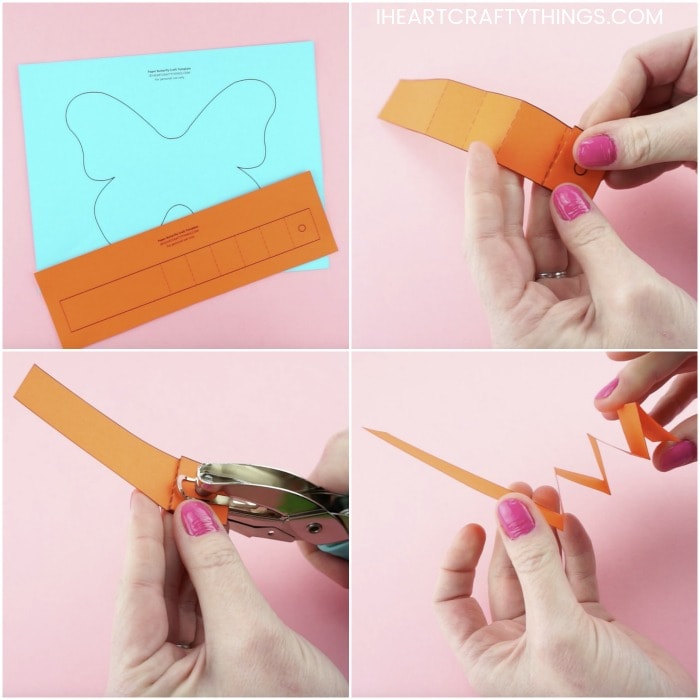 paper butterfly puppet craft 10