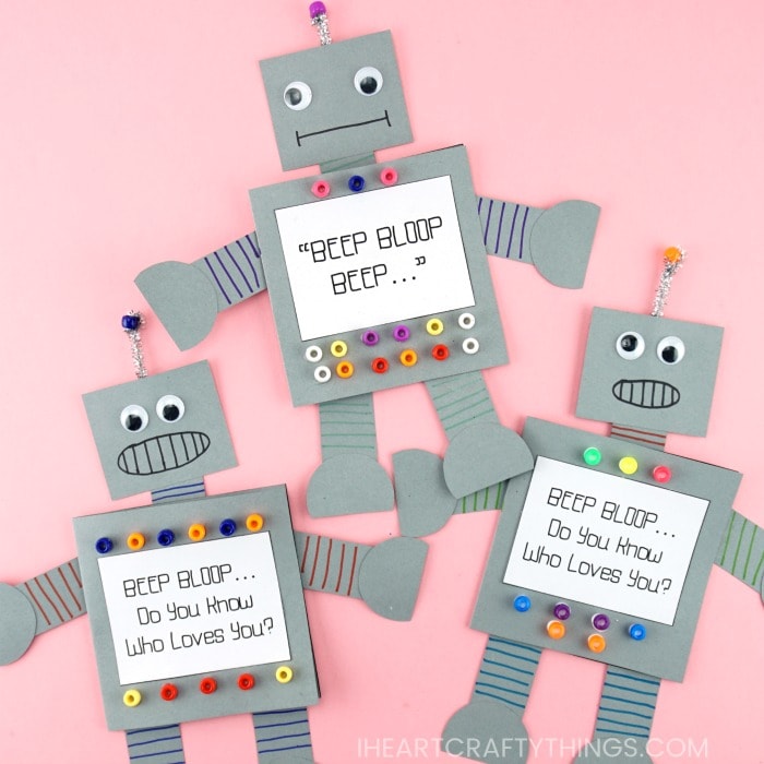 robot fathers day card 1