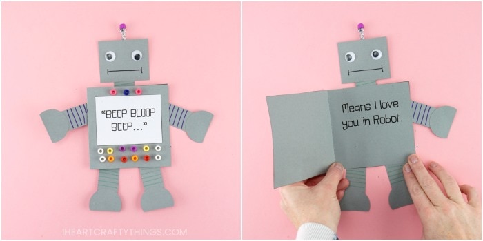 robot fathers day card 5
