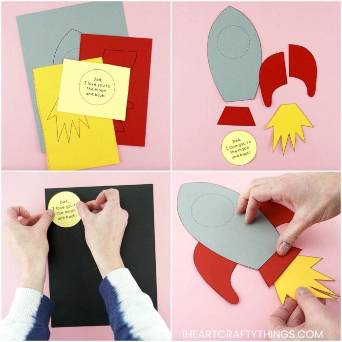 rocket ship fathers day craft 5