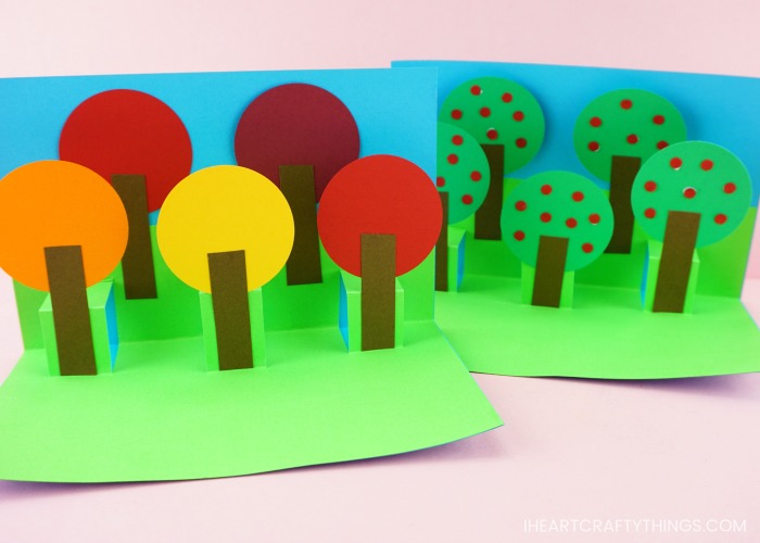 fall pop up tree card 6 1