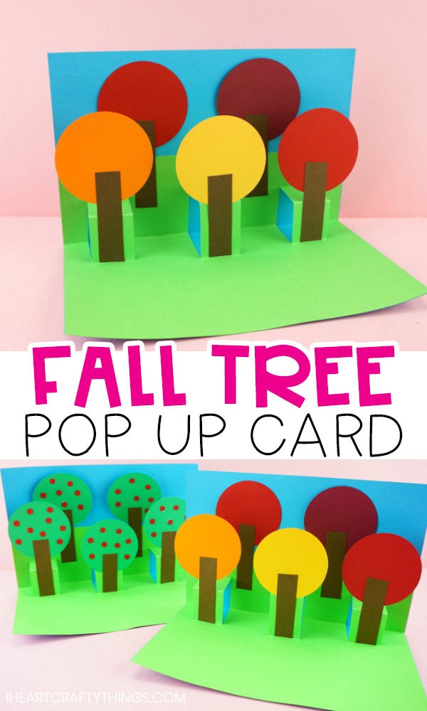 fall pop up tree card PIN 3