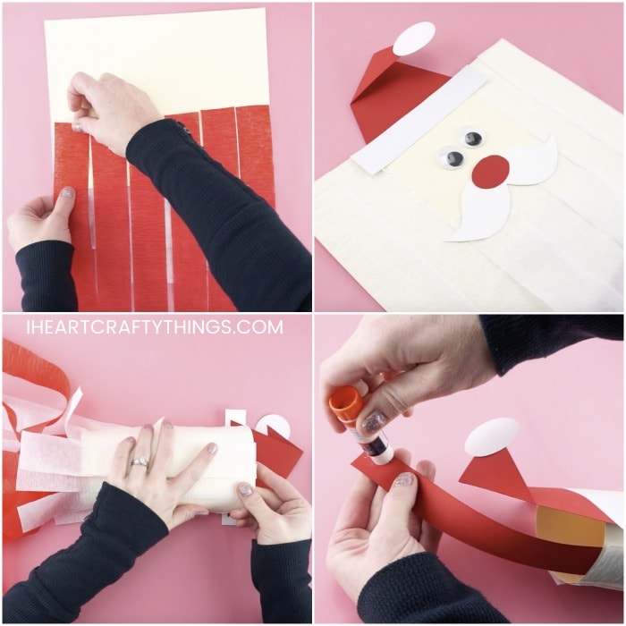 santa windsock craft 3