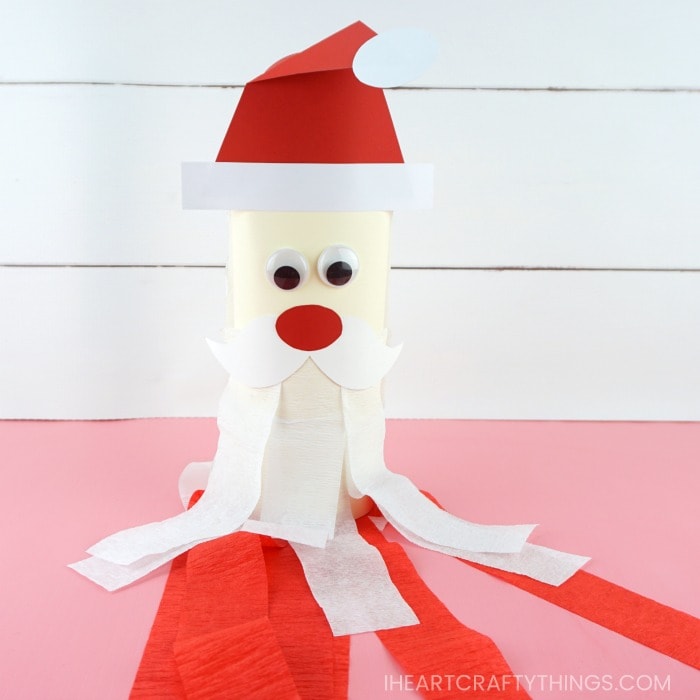 santa windsock craft
