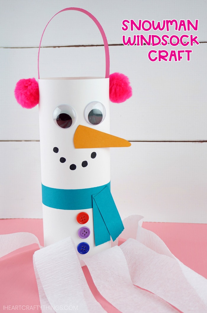 snowman windsock craft PIN