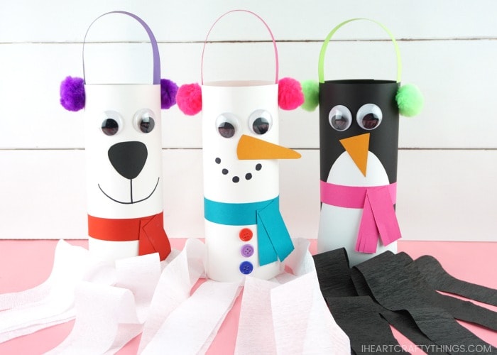 winter windsock crafts 2 1