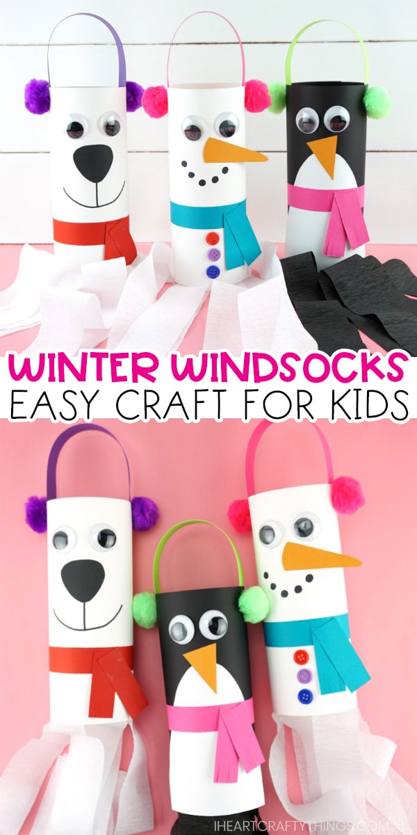 winter windsocks craft PIN 1