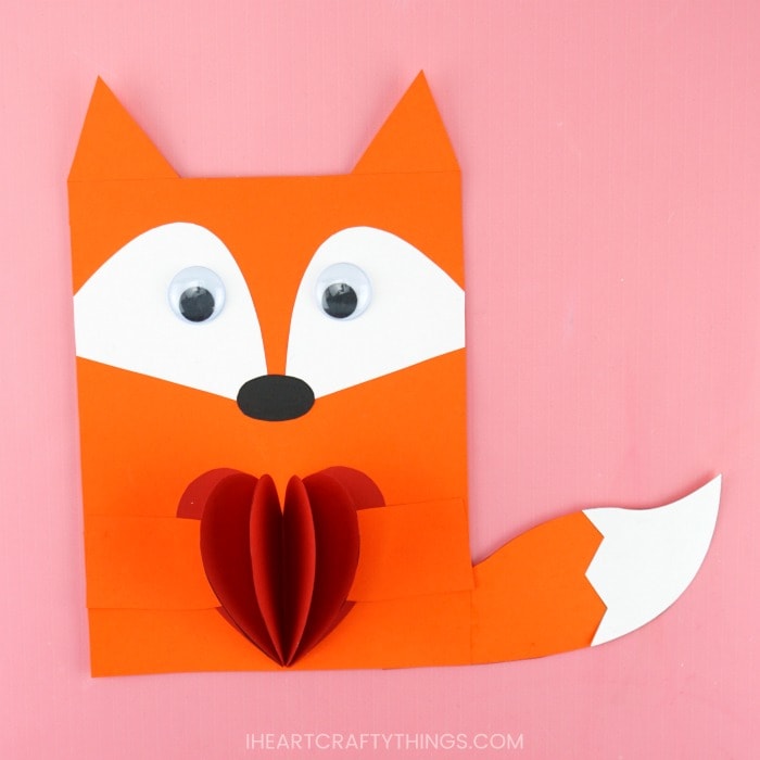 fox valentine craft